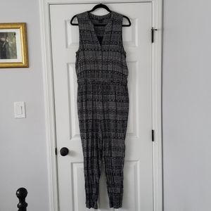 Lucky Brand Black and White printed Jumpsuit